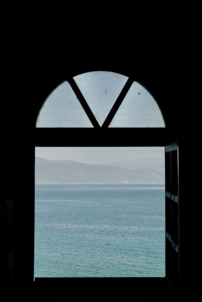 sea through the window